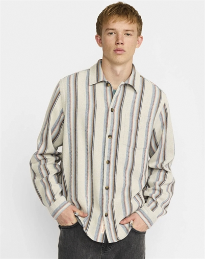 Revolution - Casual Skjorte - Blue